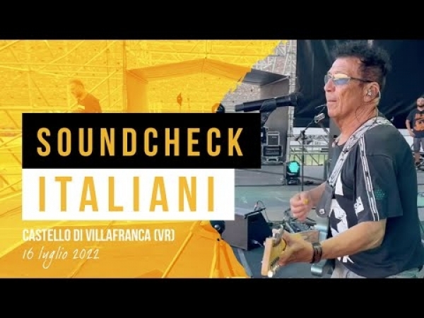 Edoardo Bennato - Italiani - Soundcheck a Villafranca di Verona